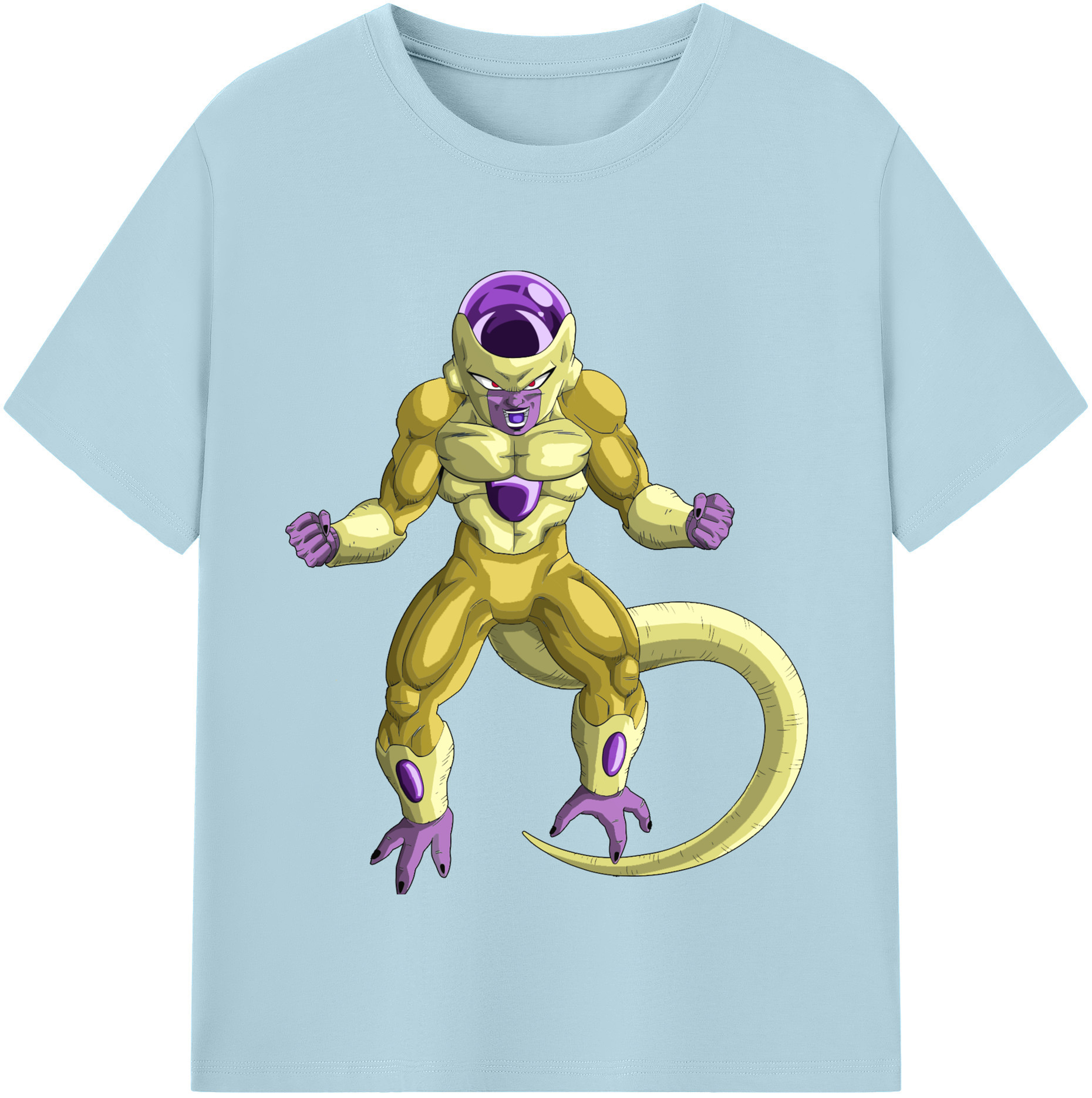 （画像用） ドラゴンボール フリーザ DRAGON BALL Frieza 綿100％半袖Tシャツ（フロントプリント）